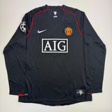 Autographed/Signed Cristiano Ronaldo Manchester United Black Jersey Beckett COA