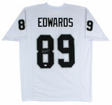 Bryan Edwards Signed Las Vegas Raiders Jersey (Beckett COA) 2020 3rd Rd Pk / WR