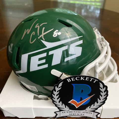 Wayne Chrebet Autographed Signed New York Jets Mini Helmet Beckett