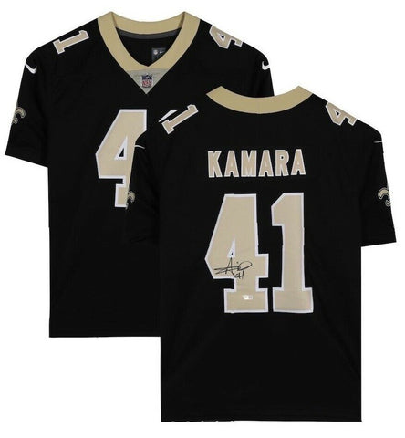 ALVIN KAMARA Autographed New Orleans Saints Nike Black Limited Jersey FANATICS