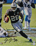 Josh Jacobs Autographed/Signed Las Vegas Raiders 16x20 Photo Beckett 37115