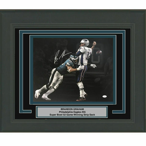 FRAMED Autographed/Signed BRANDON GRAHAM SB 52 Spotlight 16x20 Photo JSA COA