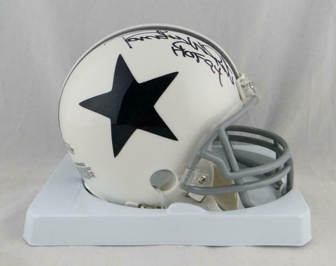 Randy White Signed Dallas Cowboys 60-63 TB Mini Helmet w/ HOF- Beckett W Auth