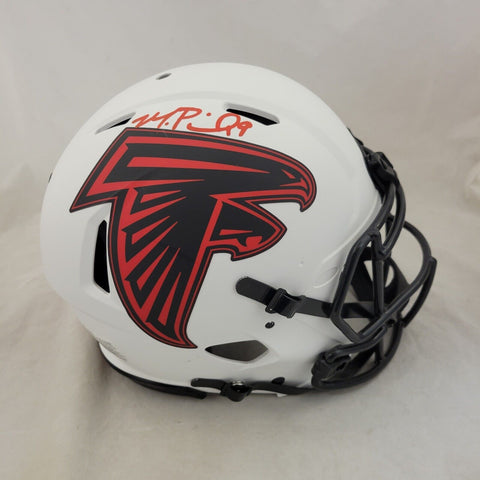 MICHAEL PENIX JR SIGNED FALCONS LUNAR ECLIPSE SPEED AUTHENTIC HELMET BECKETT QR