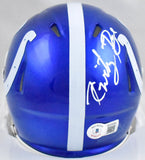 Kwity Paye Autographed Colts Flash Speed Mini Helmet #-Beckett W Hologram *White