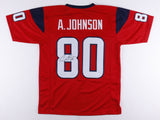 Andre Johnson Signed Houston Texans Jersey (JSA COA) 7xPro Bowl W.R / U of Miami