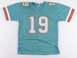 Bernie Kosar Signed Dolphins Teal Home Jersey (PSA COA) 2xPro Bowl / U of Miami