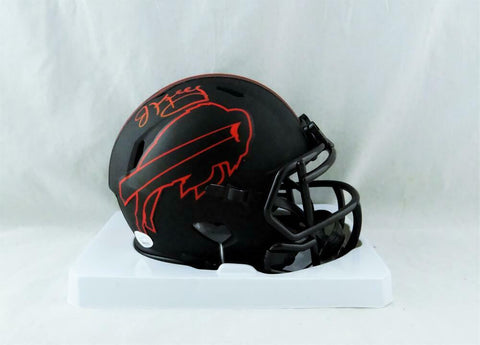 Jim Kelly Autographed Buffalo Bills Eclipse Mini Helmet - JSA W Auth *Red