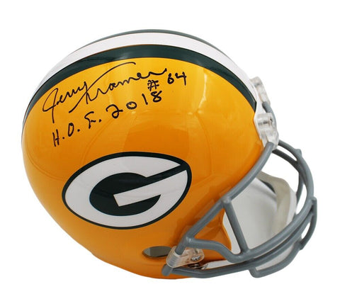 Jerry Kramer Signed Green Bay Packers Throwback Full Size NFL Helmet - Insc