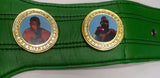 Mike Tyson Autographed Signed Green WBC Belt (Smudged) Beckett BAS QR #WX99669