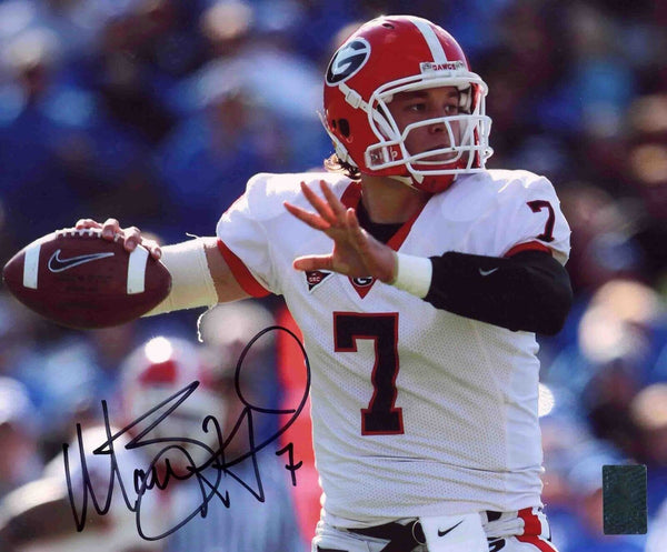 MATTHEW STAFFORD AUTOGRAPHED SIGNED GEORGIA BULLDOGS 8x10 PHOTO GTSM