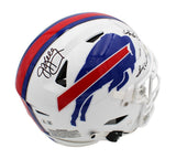 Jim Kelly, Andre Reed, Thurman Thomas Signed Buffalo Bills Speed Flex Helmet