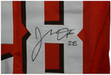 Jeremiah Owusu-Koramoah Autographed Pro Style Orange XL Jersey BAS 34744