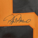 Autographed/Signed RAFAEL PALMEIRO Baltimore Black Baseball Jersey JSA COA Auto