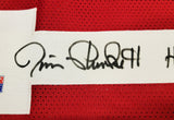 STANFORD JIM PLUNKETT AUTOGRAPHED RED JERSEY "HEISMAN 1970" PSA/DNA 201659