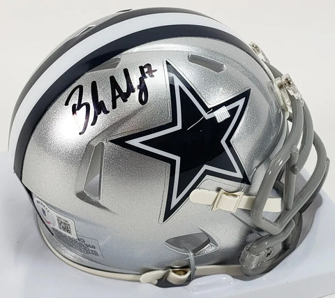 Brandon Aubrey Signed Dallas Cowboys Mini Helmet (Beckett) Pro Bowl Place Kicker