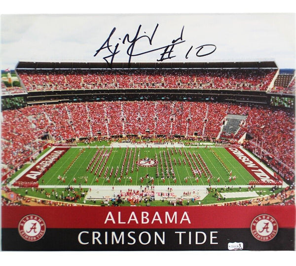 AJ McCarron Signed Alabama Crimson Tide 16x20 Wrapped Canvas - Stadium