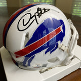 DOUG FLUTIE SIGNED AUTOGRAPHED BUFFALO BILLS MINI HELMET BECKETT