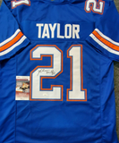 Fred Taylor Signed Florida Gators Jersey (JSA COA) Jaguars R.B. (1998-2008)