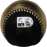 Oneil Cruz Autographed/Signed Pittsburgh Pirates OML Black Baseball FAN 46913