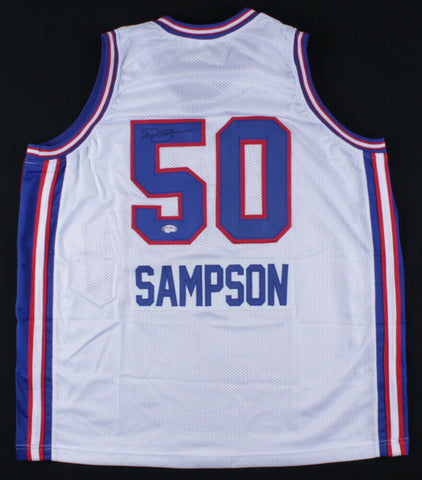 Ralph Sampson Signed Kings Jersey (PSA COA) Sacramento Center 1989-1991