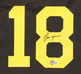 Omar Moreno Signed Pittsburgh Pirates Jersey (Beckett) 1979 World Series Champ