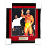 Hulk Hogan Signed Autographed 16x20 Photograph Framed to 20x24 Steiner