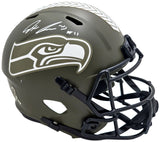 JAXON SMITH-NJIGBA AUTOGRAPHED SEAHAWKS CAMO FULL SIZE HELMET FANATICS 220844