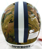 Tony Dorsett Signed Cowboys F/S Camo Speed Authentic Helmet w/5 Stats-BAW Holo