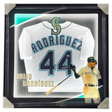 Julio Rodriguez Mariners Signed Nike Jersey LED Lighting 3D Custom Framed BAS