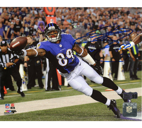 Steve Smith Sr. Signed Ravens Unframed 8x10 Photo-Stretch