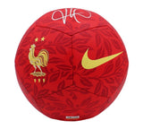 Kylian Mbappe Signed Red French Federation National Soccer Ball