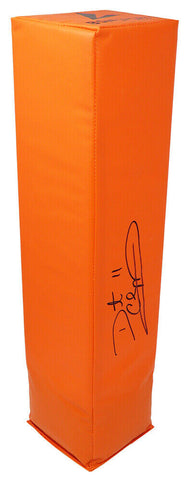 Daunte Culpepper (VIKINGS) Signed Orange Endzone Football Pylon - SCHWARTZ COA