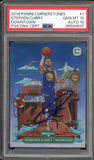 2018 Panini Cornerstones Downtown Stephen Curry On Card PSA 10/10 Auto GEM MINT