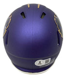 Rashod Bateman Signed Baltimore Ravens Alternate Mini Speed Helmet BAS