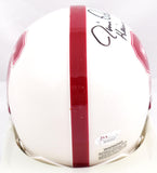 Jim Plunkett Autographed Stanford Mini Helmet w/ Heisman 1970- JSA W *Black