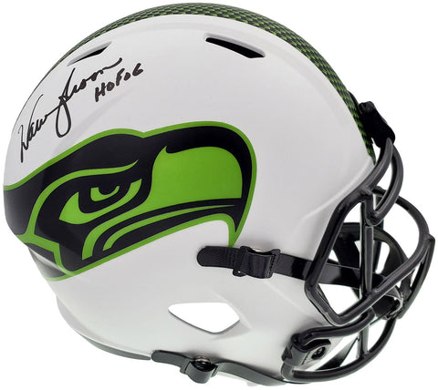 WARREN MOON AUTOGRAPHED SEAHAWKS LUNAR ECLIPSE FULL SIZE HELMET MCS 196472