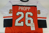 Brian Propp Signed Philadelphia Flyers Jersey (JSA COA) 5xAll Star Left Winger