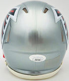 ANDRE RISON AUTOGRAPHED FALCONS FLASH GRAY SPEED MINI HELMET BAD MOON JSA 232855