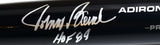 Johnny Bench Autographed Black Rawlings Pro Baseball Bat w/HOF- Fanatics *Silver