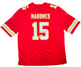 PATRICK MAHOMES AUTOGRAPHED KANSAS CITY CHIEFS #15 NIKE GAME JERSEY BECKETT