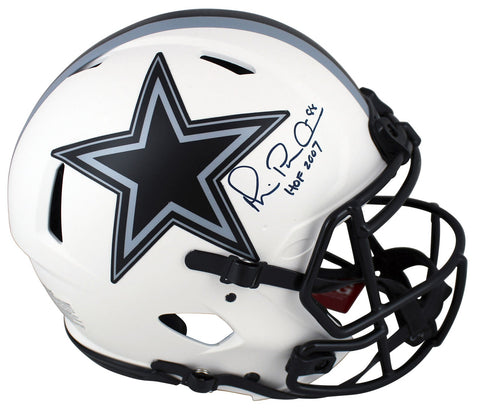 Cowboys Michael Irvin Authentic Signed Lunar Full Size Proline Helmet BAS Wit