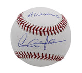 Charlie Sheen Signed Major League Rawlings OML White MLB Baseball with Insc