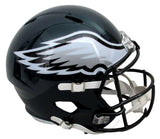 Cooper DeJean Signed Full Size Replica SB LIX Champs Helmet Eagles Fanatics 5564