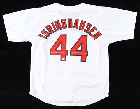 Jason Isringhausen Signed Cardinals Jersey Inscribed "2006 WS Champs" (JSA COA)