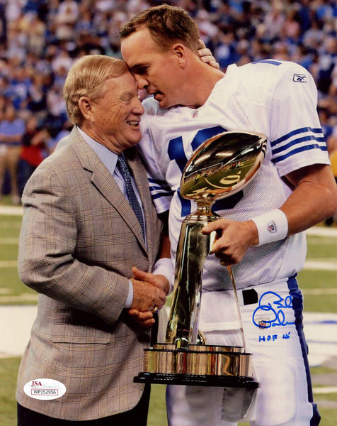 Bill Polian Autographed/Signed Indianapolis Colts 8x10 Photo HOF JSA 48273