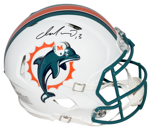 DAN MARINO SIGNED MIAMI DOLPHINS FULL SIZE AUTHENTIC SPEED HELMET BECKETT