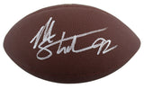 Giants Michael Strahan Authentic Signed Super Grip Nfl Football BAS Witnessed