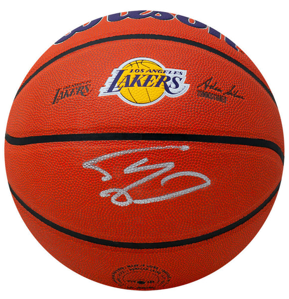 Shaquille O'Neal Signed Wilson Lakers Logo F/S NBA Basketball - (BECKETT COA)