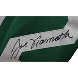 Joe Namath Signed New York Jets Green Mitchell & Ness XL Jersey Beckett 48618